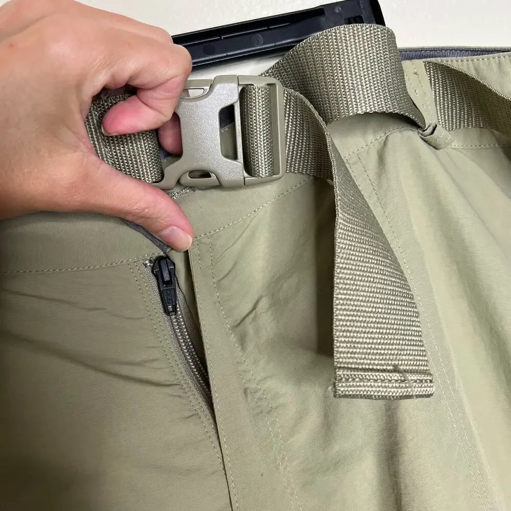 Cabela's Convertible Cargo Pants 44 Mens Belted Hiking Gorpcore Outdoor Fishing
